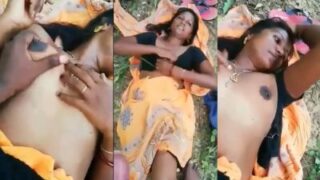 Selingkuh Di Alam Terbuka, Wanita Tamil Nikmati Sensasi Liar Bersama Kekasihnya