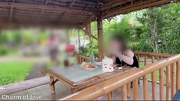Di Luar, Crot Bareng Bule Thailand, Nafsu Panas Di Jalanan.