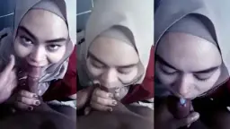 Sepongan Cewek Hijab Teman Kantor, Bikin Ngilu Di Dalem.