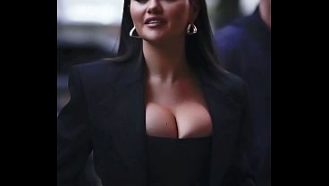 Selena Gomez Bengkokin Badan, Siap Digoda Dari Belakang (ai Bikinan)